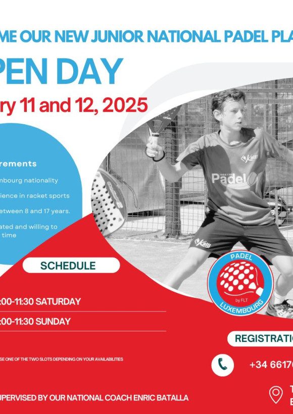 Open Day Padel - Junior players