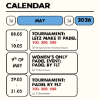 Dark Blue and Beige Modern Simple Schedule A4 Document